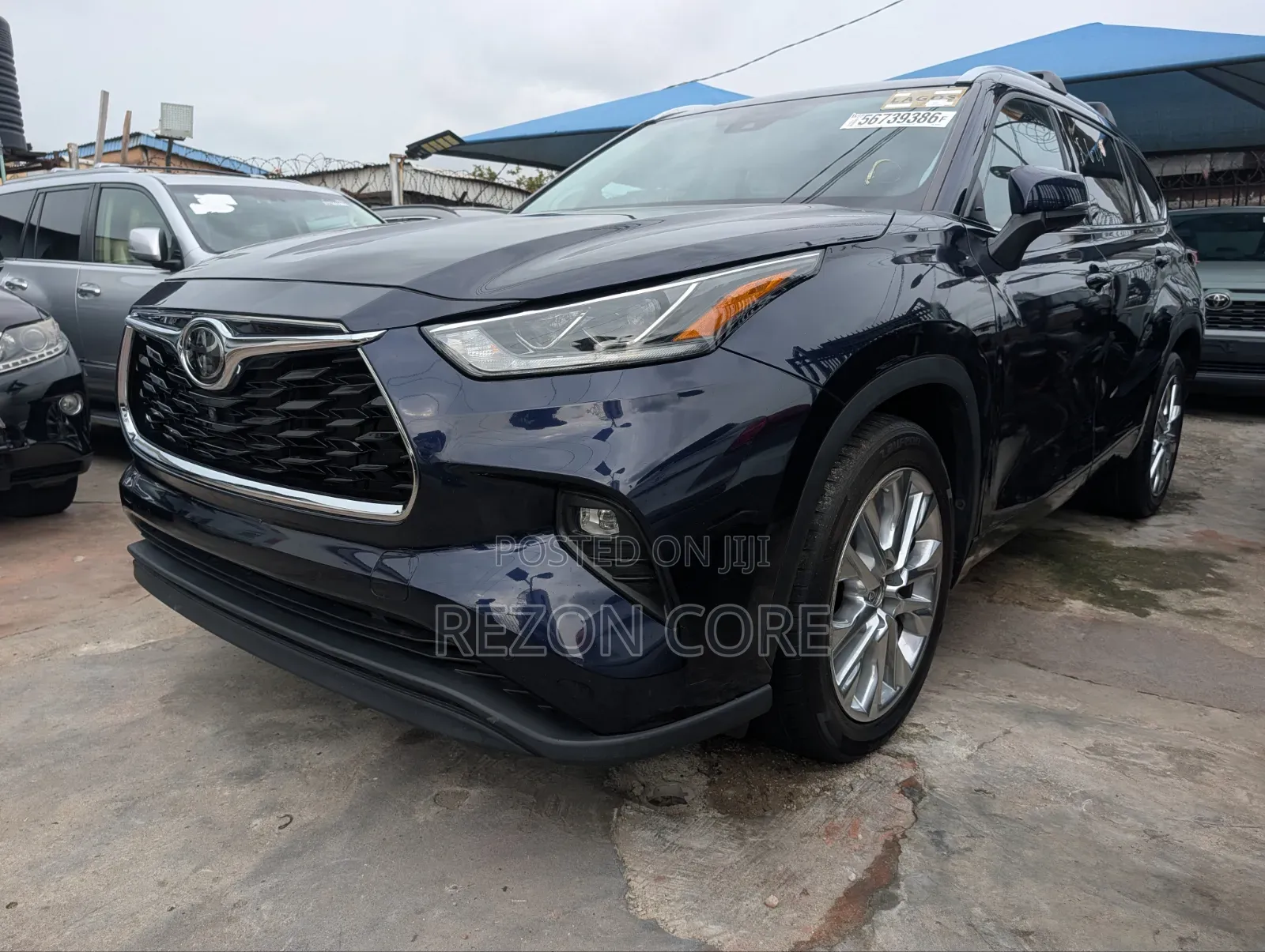 Toyota Highlander Limited 2021 Blue