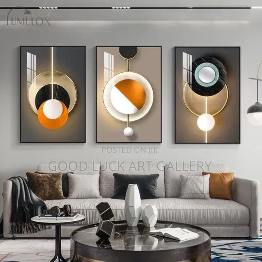 A Triptych Set of Modern Abstract Canvas Prints