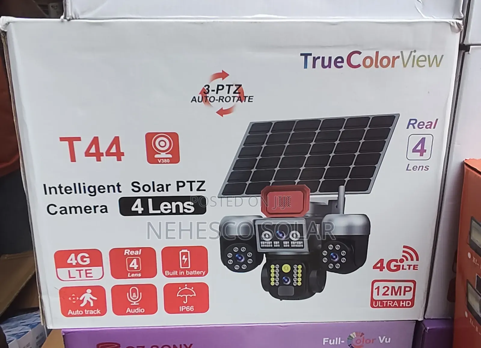 Smart 4G LTE Solar CCTV Camera – T44 Model