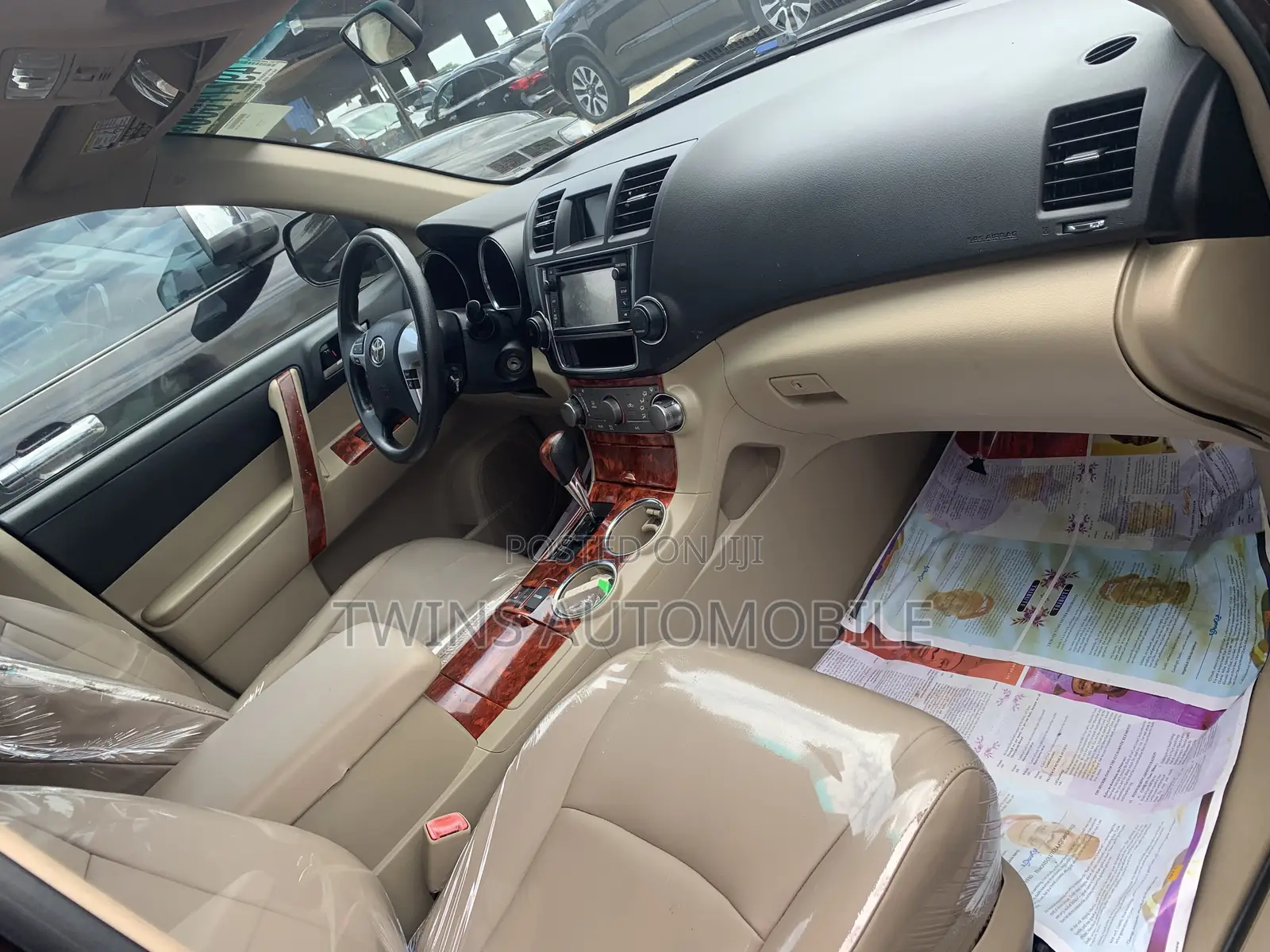 Toyota Highlander Limited 3.5l 4WD 2013 Burgundy