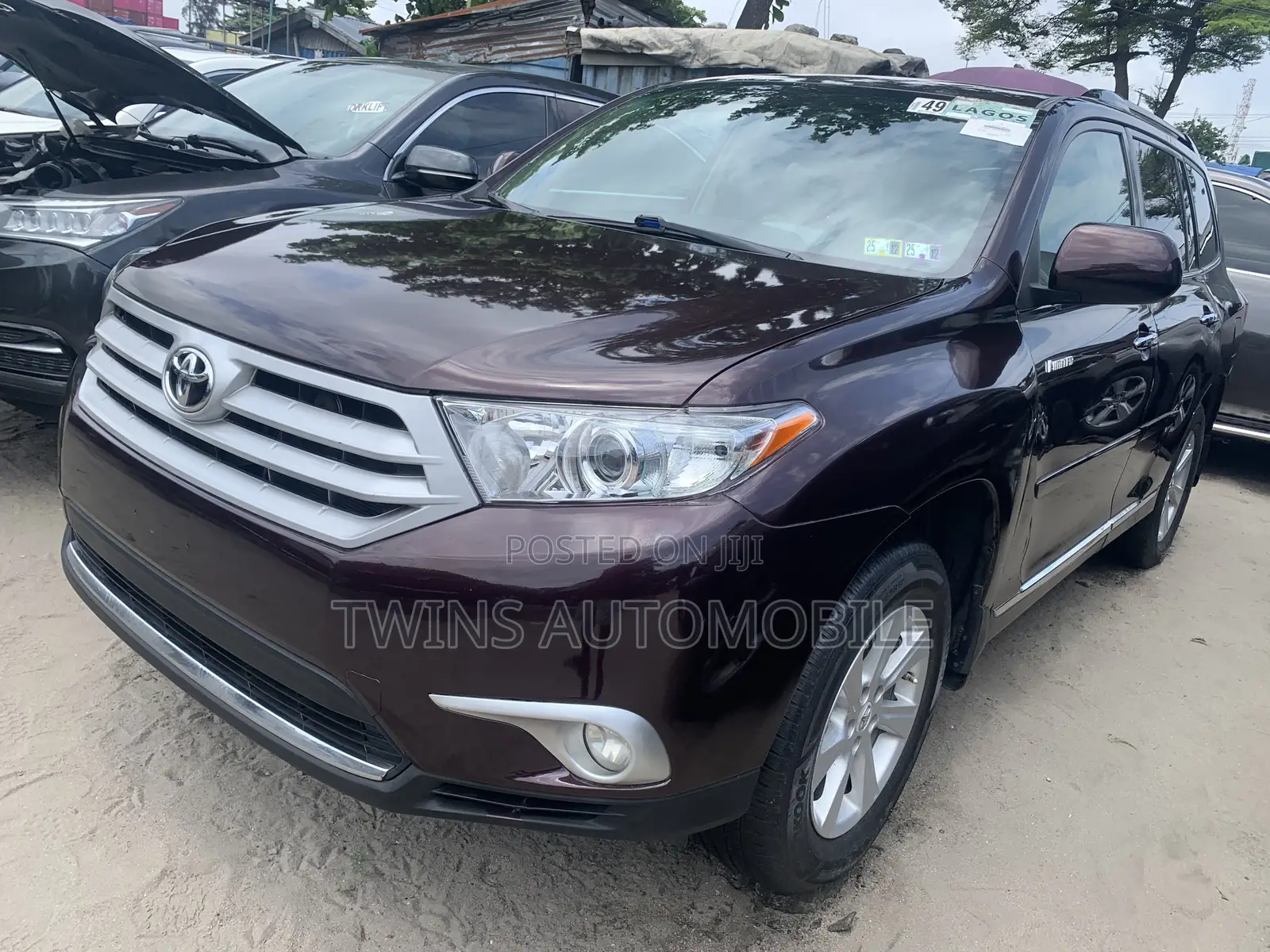 Toyota Highlander Limited 3.5l 4WD 2013 Burgundy