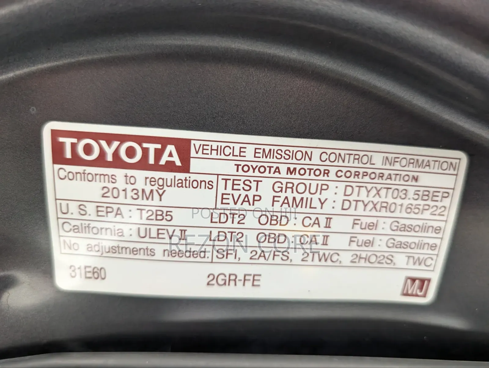 Toyota Highlander Limited 3.5l 4WD 2013 Gray