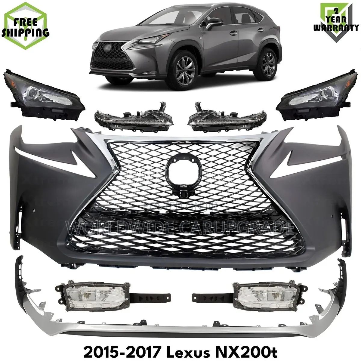 Nx200 Bumper and Light