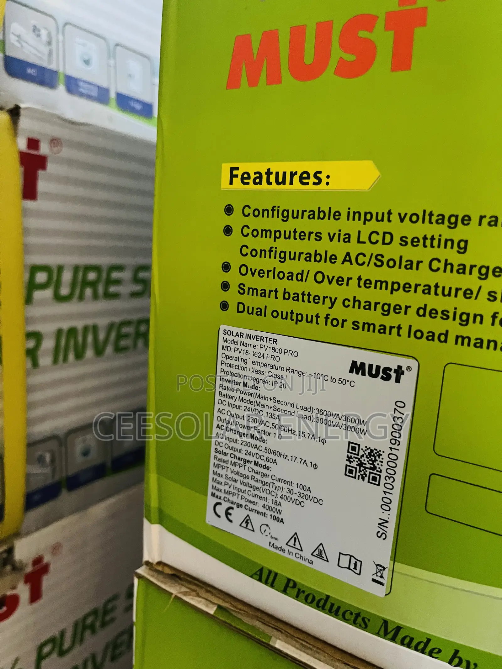 3.6kva Must Inverter 24v