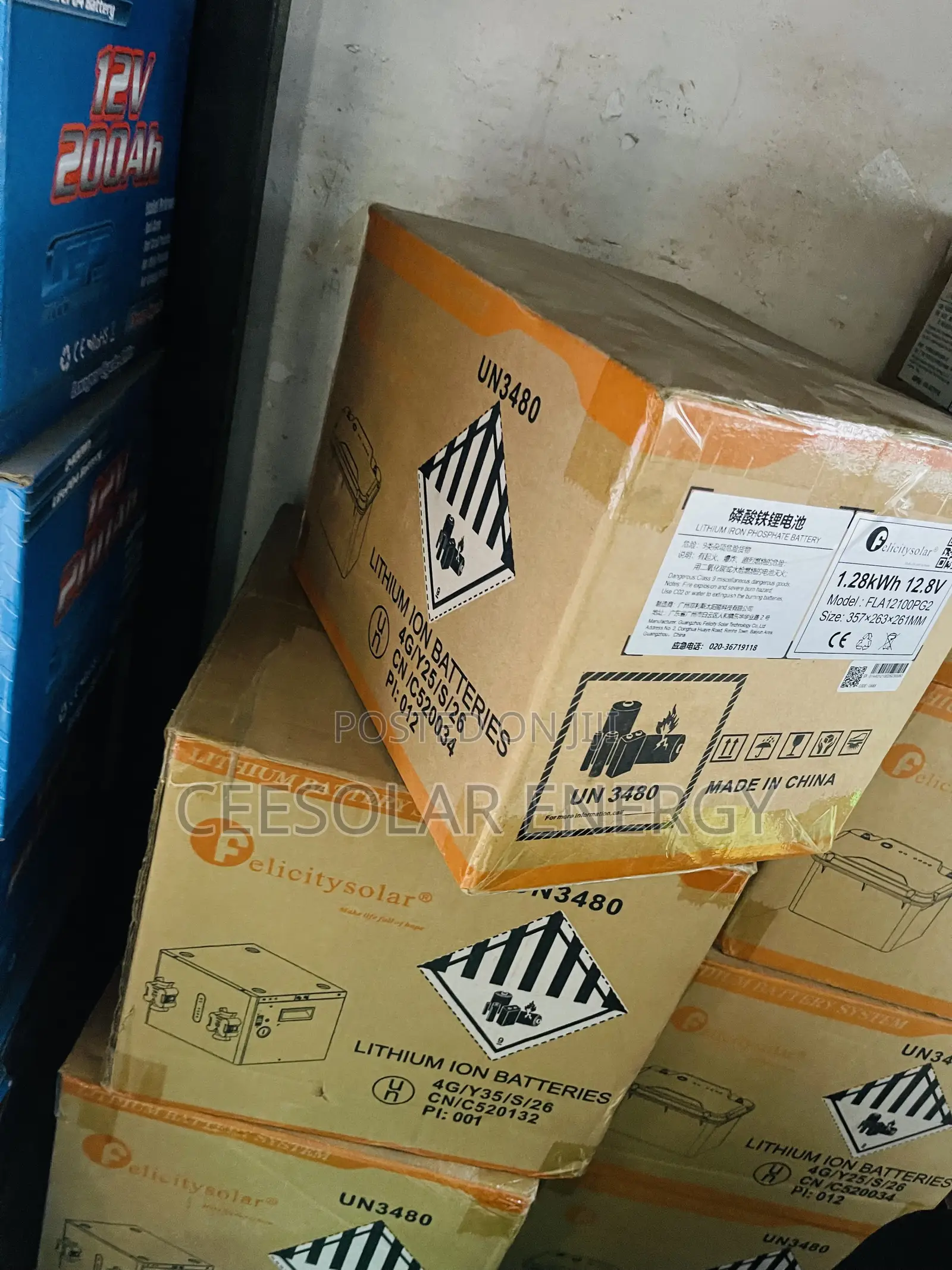 1.28kw 12v Felicity Lituim Battery