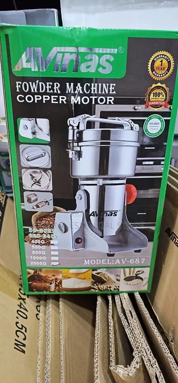 2000g Avinas Powder Grinder 100% Pure Copper (Super High Quality)