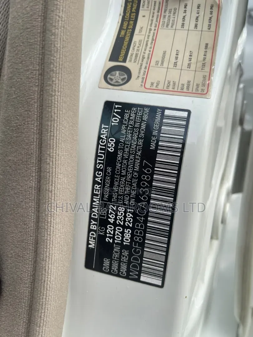 Mercedes-Benz C300 2012 White