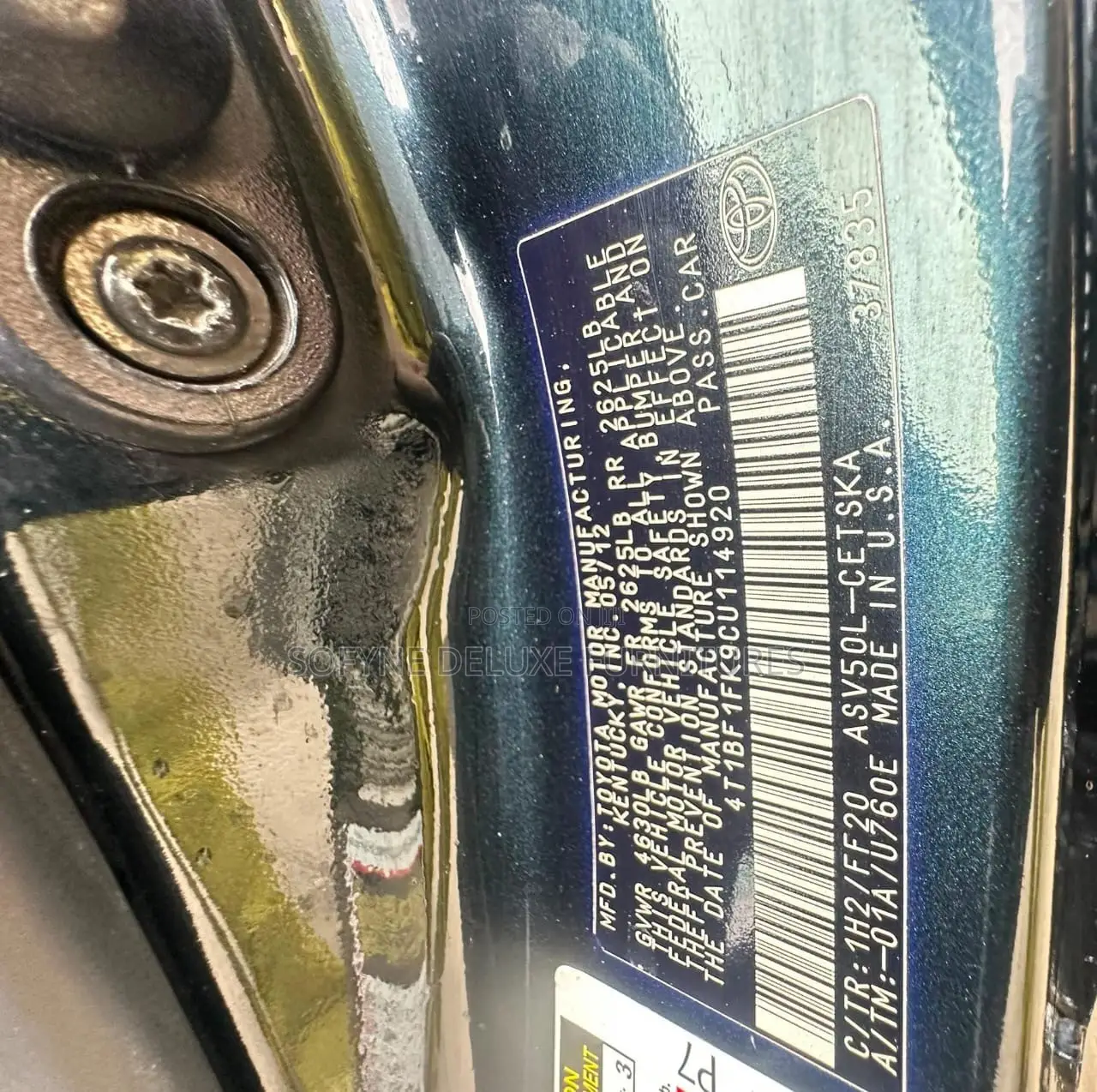 Toyota Camry 2013 Blue