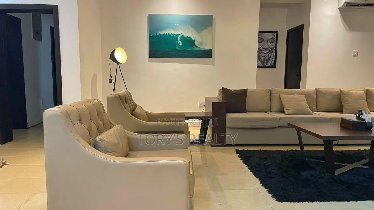 Furnished 3bdrm Apartment in Victoria Island Extension for rent