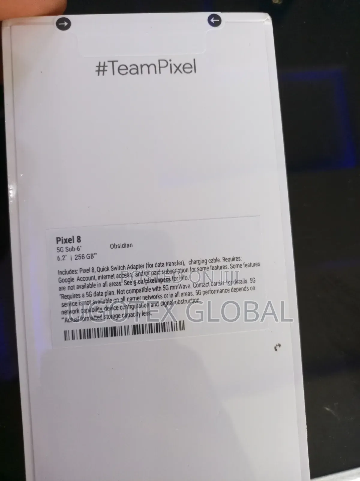 New Google Pixel 8 256 GB Black