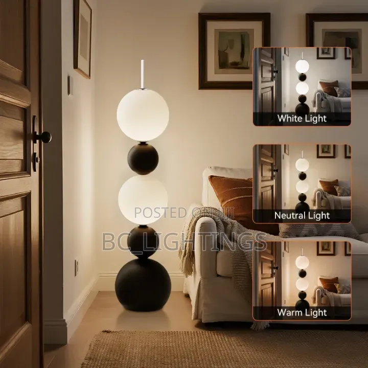 Nordic Tanghulu LED Floor Lamp for Living Dining Room Standing Light