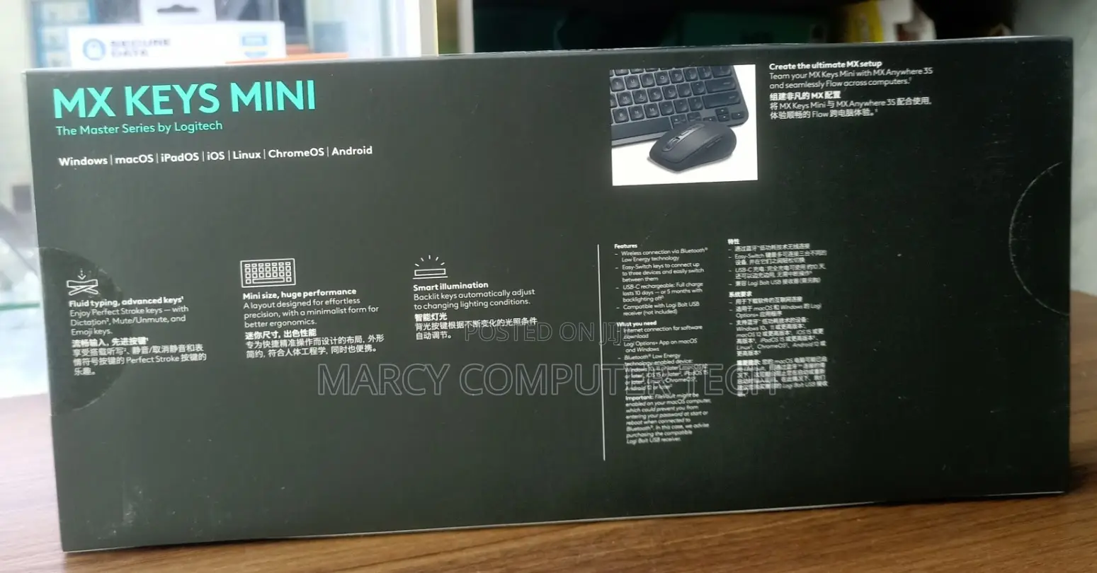 Logitech Mx Keys Mini Wireless Minimalist Keyboard