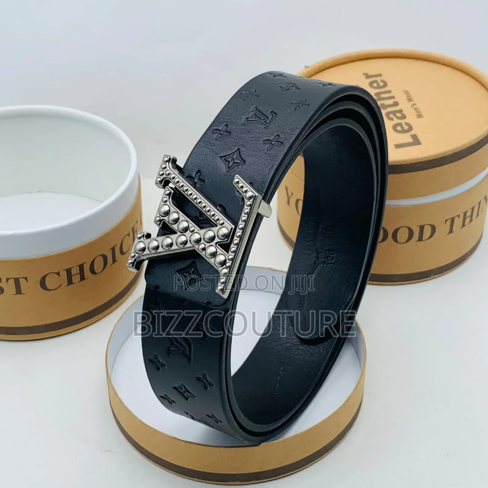 Original Louis Vuitton Men's Leather Belts 100% Authentic Guaranteed