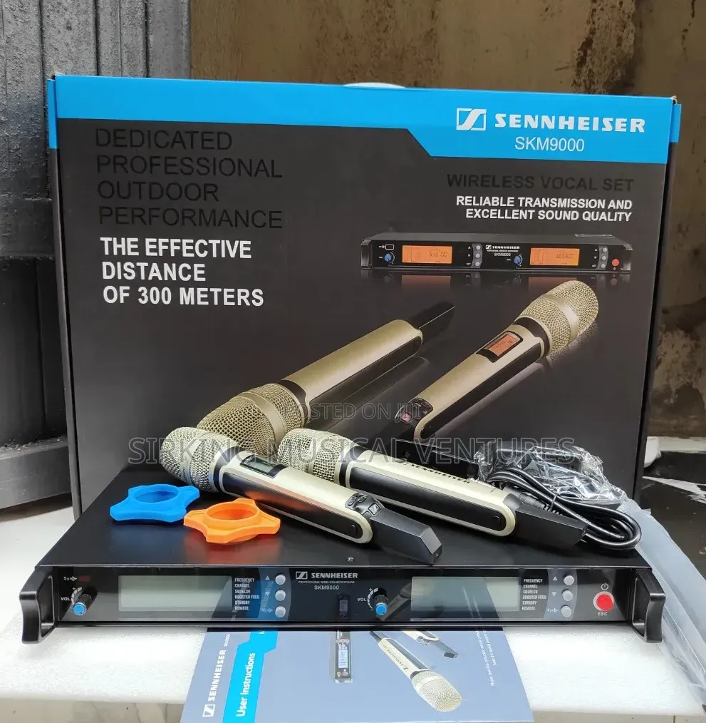 SKM 9000 Sennheiser Wireless Microphone 300 Meters Range