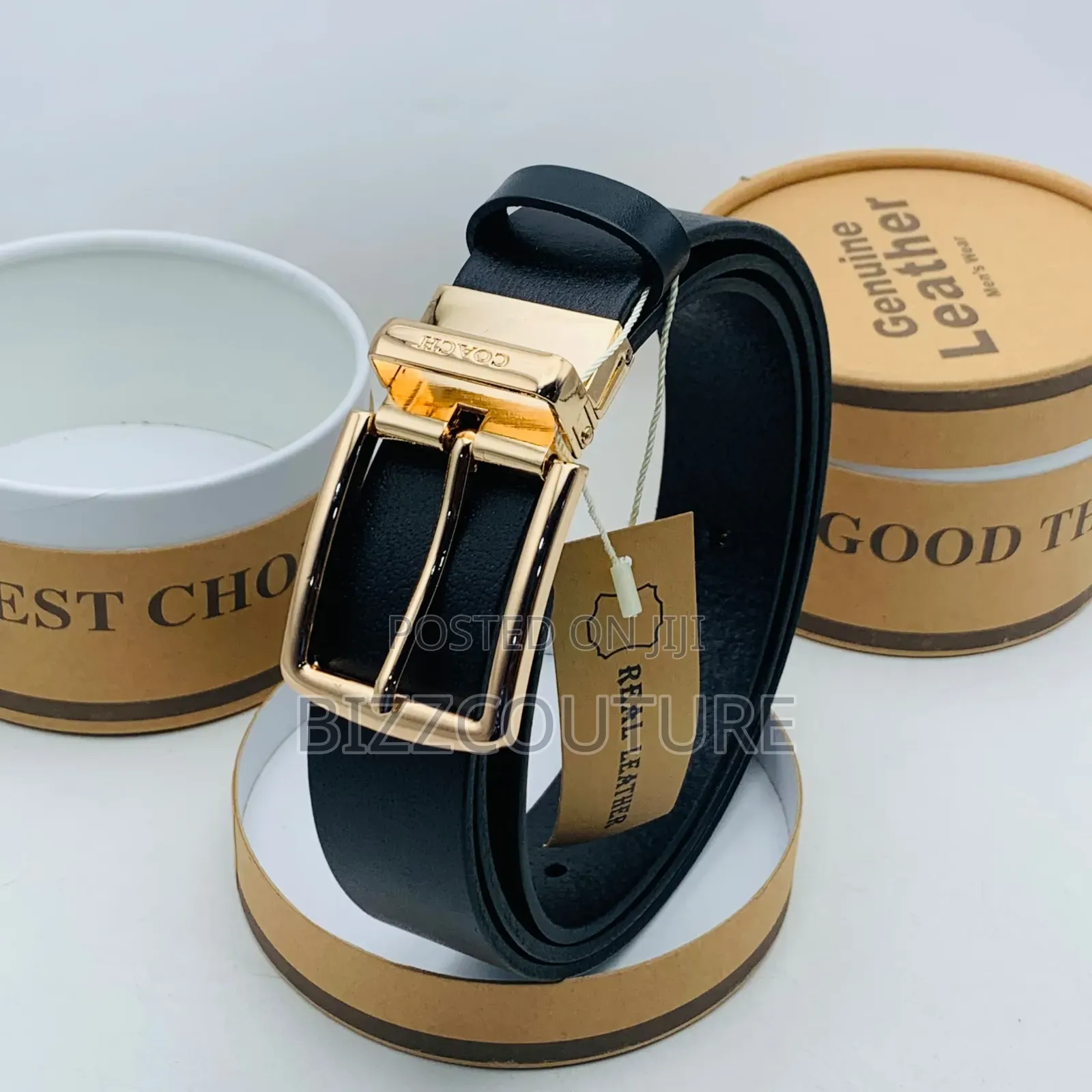Original Coach Men's Leather Belts 100% Authentic Guaranteed