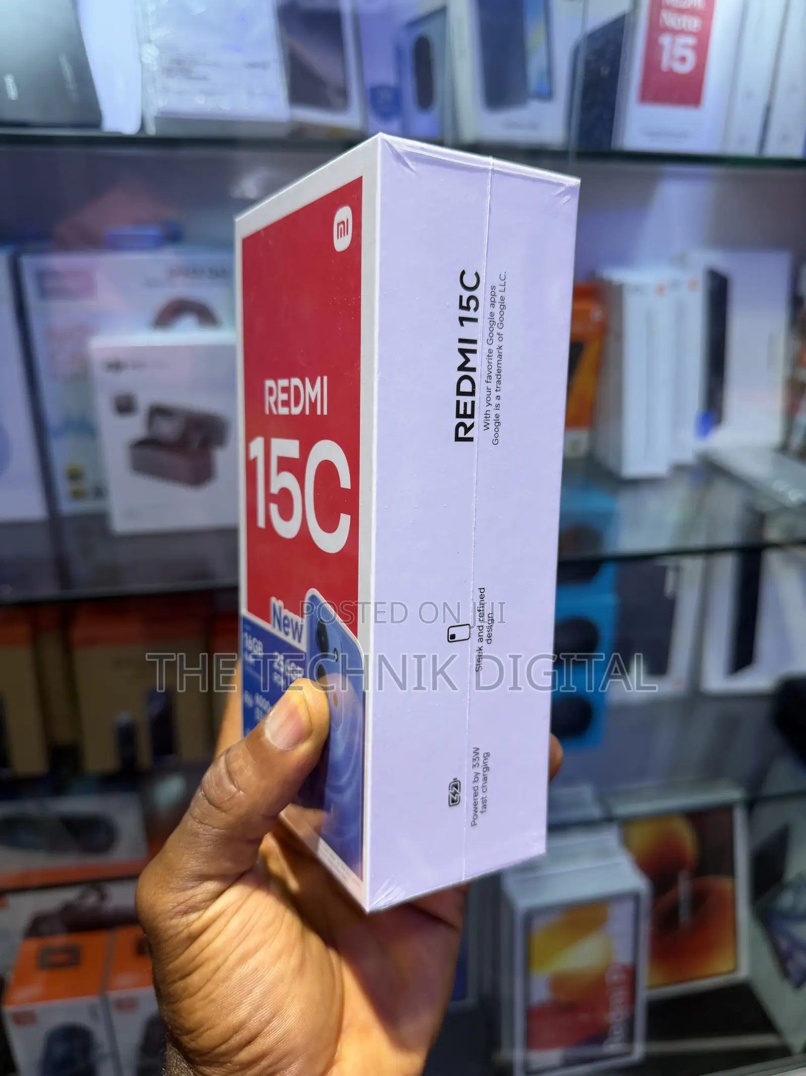 New Xiaomi Redmi 15C 4G 256 GB Black