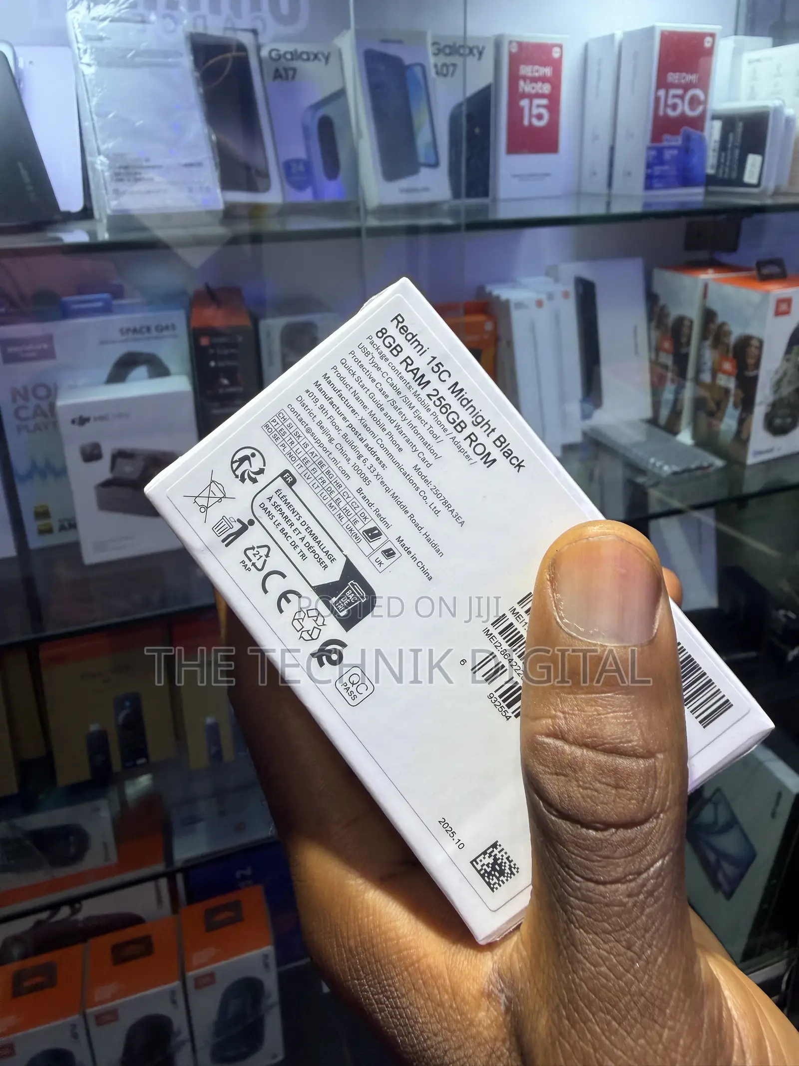 New Xiaomi Redmi 15C 4G 256 GB Black