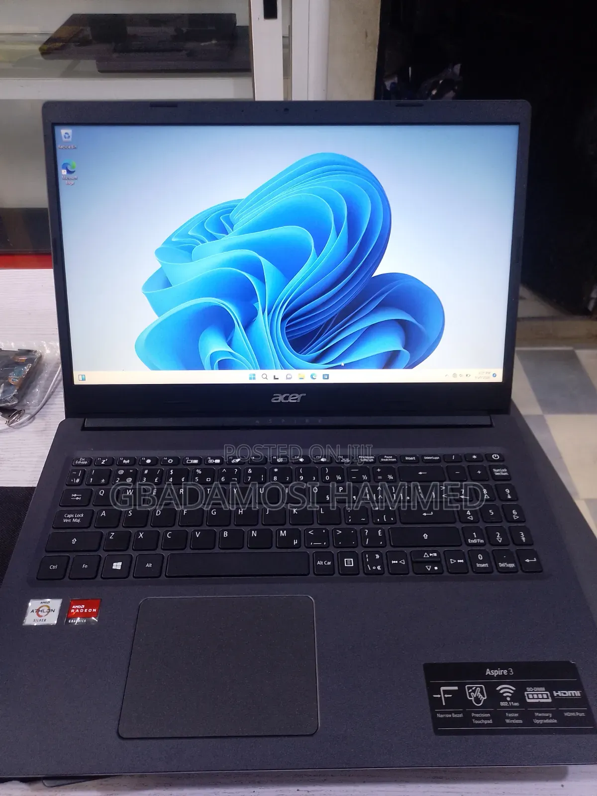 Laptop Acer Aspire A315 21 4GB AMD SSD 256GB