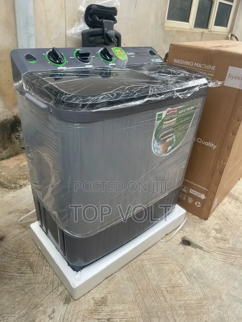 Synix 8.5KG Semi Automatic Washing Machine