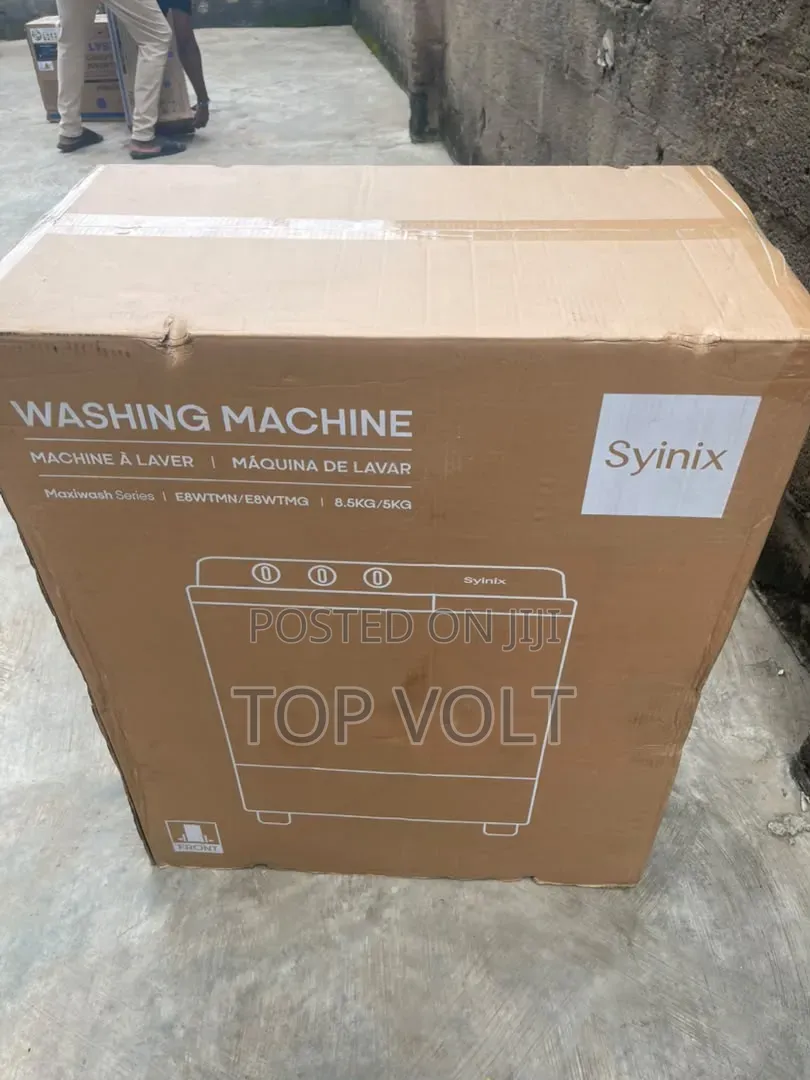 Synix 8.5KG Semi Automatic Twin Tub Washer