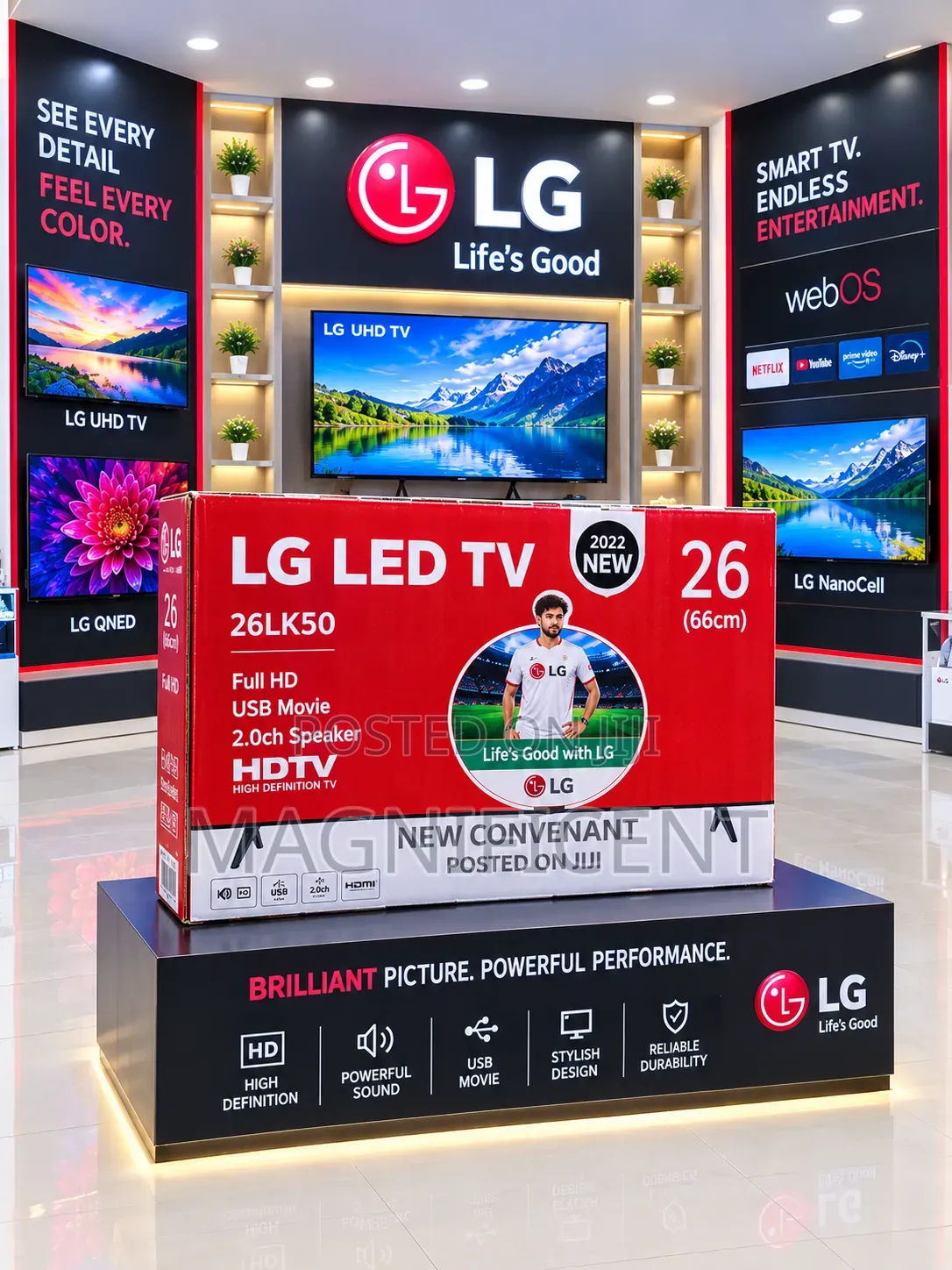 Original Brand New LG 26 Inched 100% Quality Picture