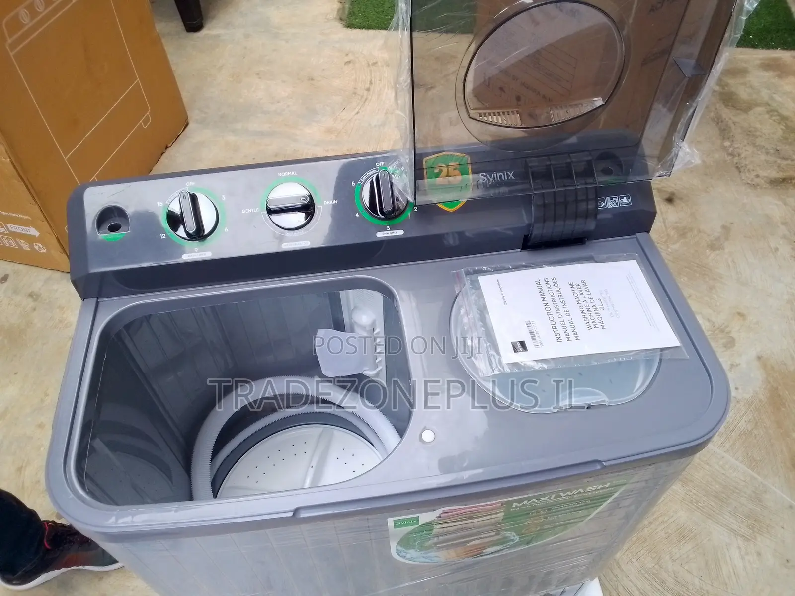 Synix 8kg Twin Tub Washer for Everyday Use