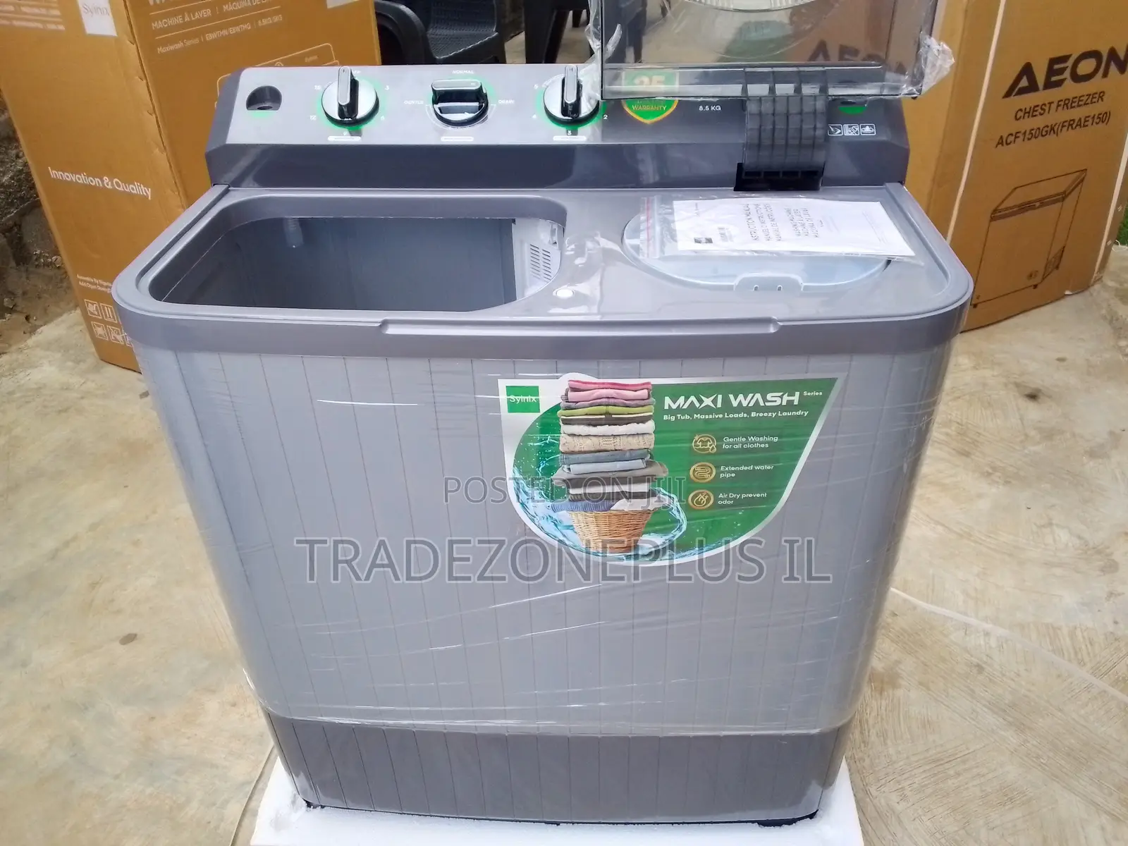 Synix 8kg Twin Tub Washer for Everyday Use