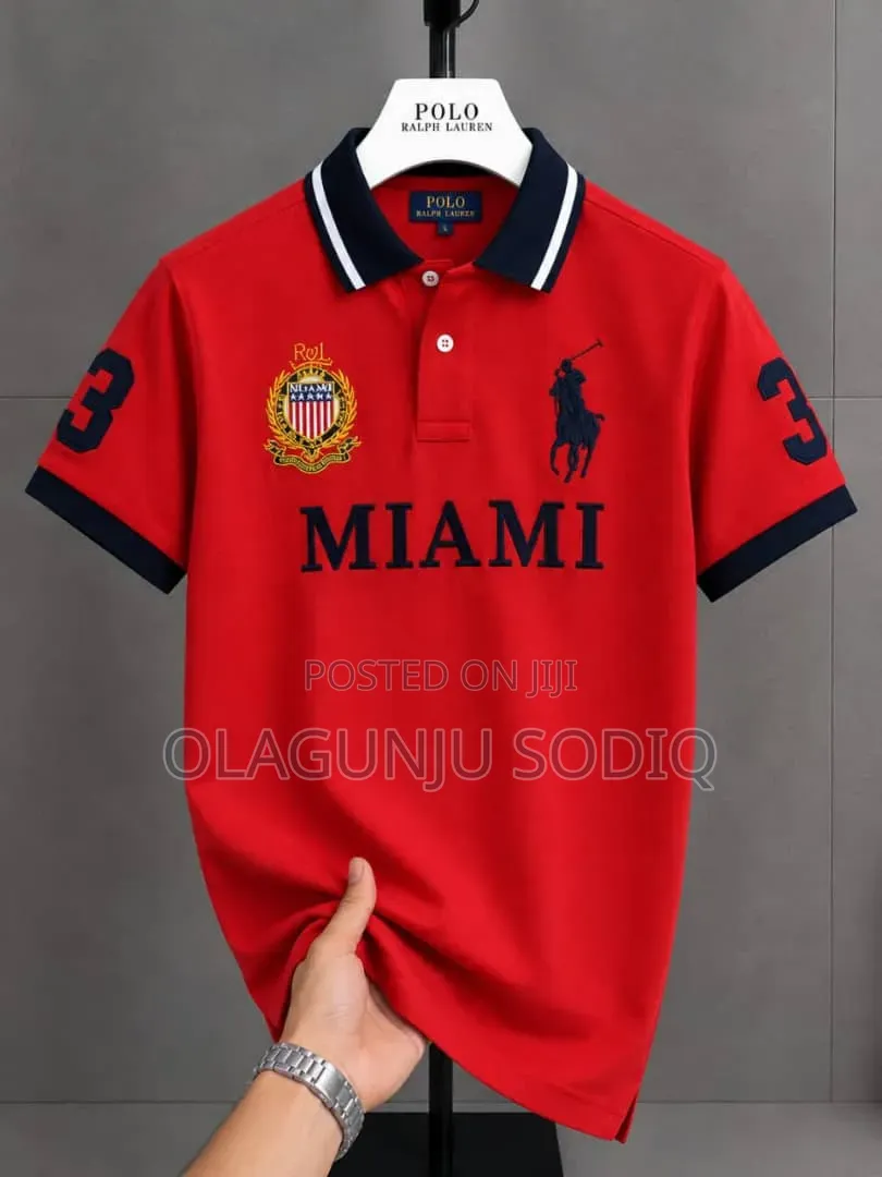 Italian Luxury MIAMI Collar Neck Polo