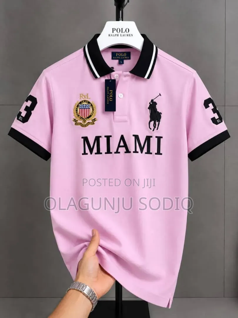 Italian Luxury MIAMI Collar Neck Polo