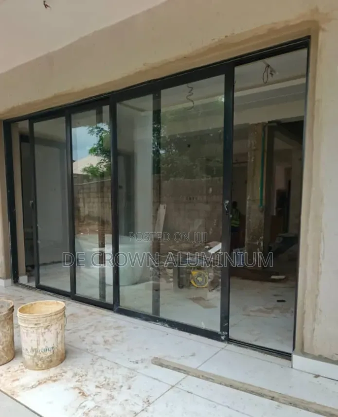 Aluminium Ghana Sliding Door | Modern Entrance Door in Lagos