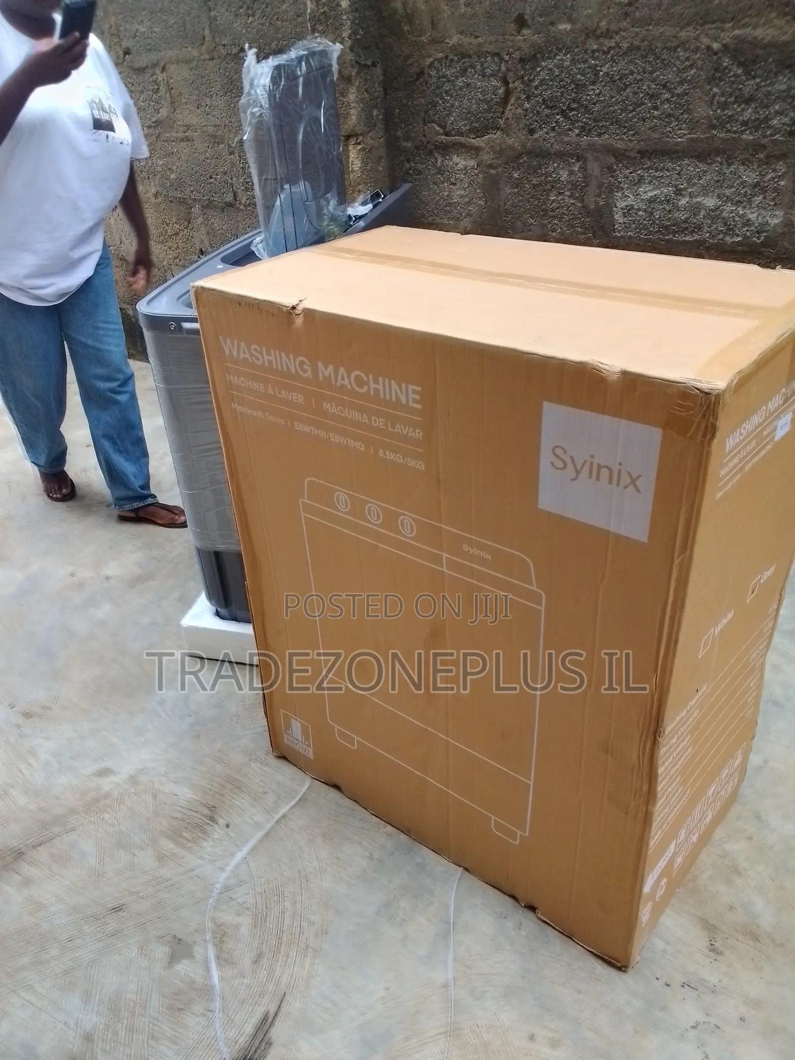 8KG Synix Twin Tub Laundry Machine for Home
