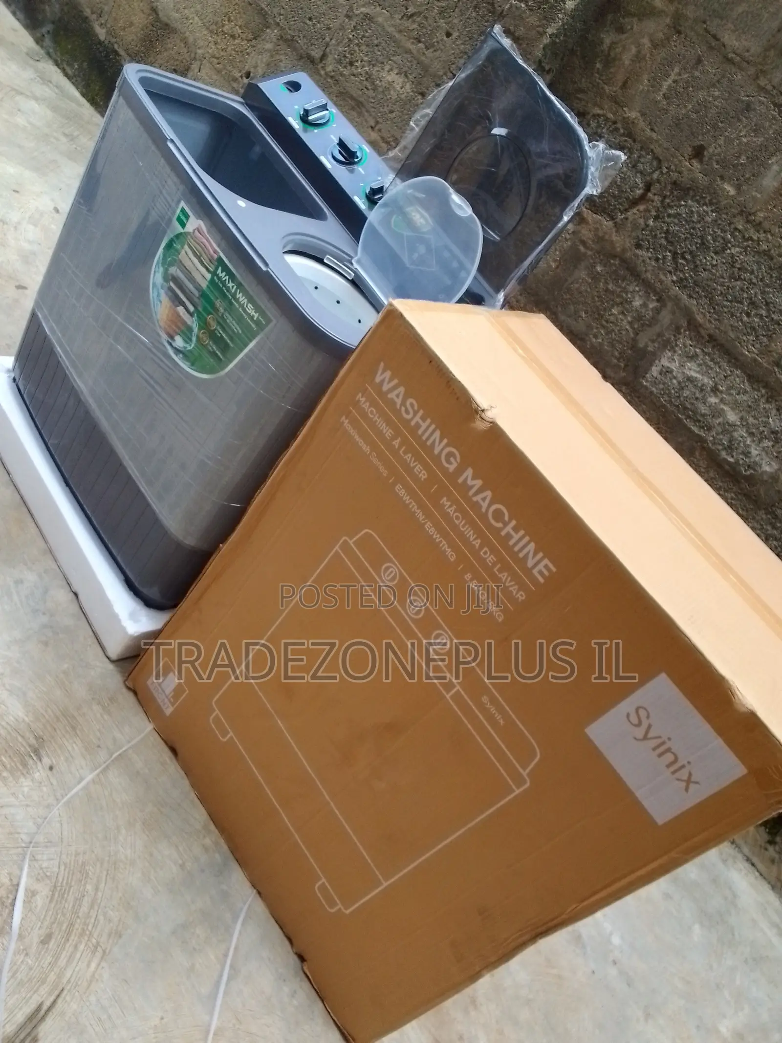 8KG Synix Twin Tub Laundry Machine for Home