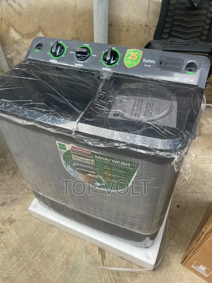 Synix 8.5KG Manual Twin Tub Washing Machine