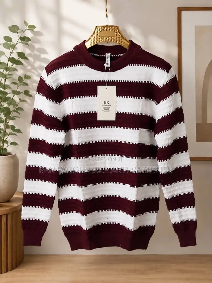 High Quality Striped Sweat Shirt