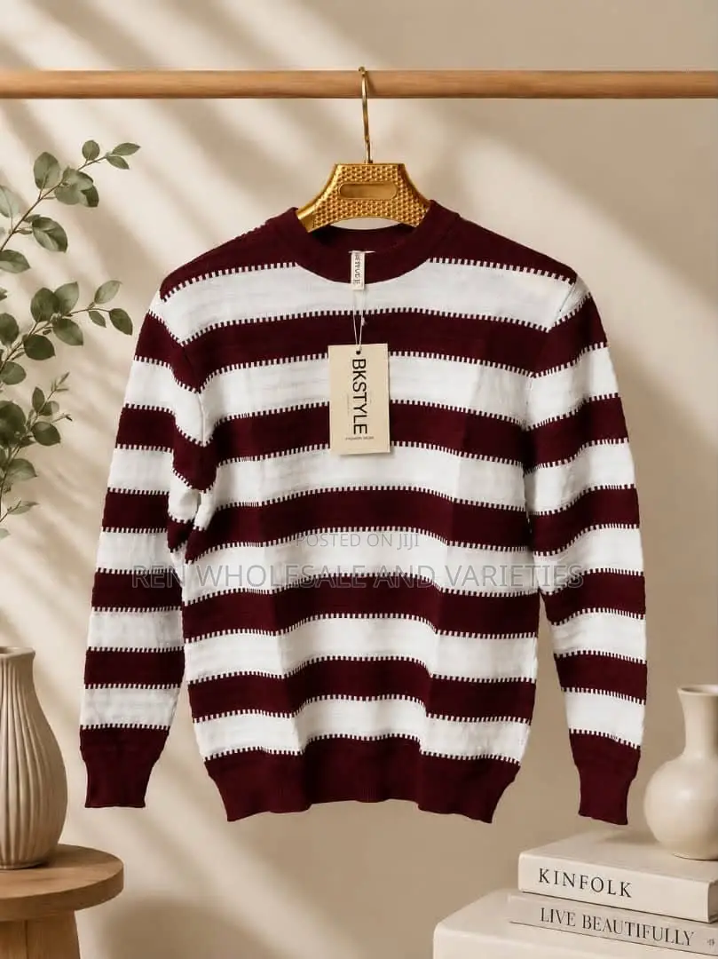 High Quality Striped Sweat Shirt