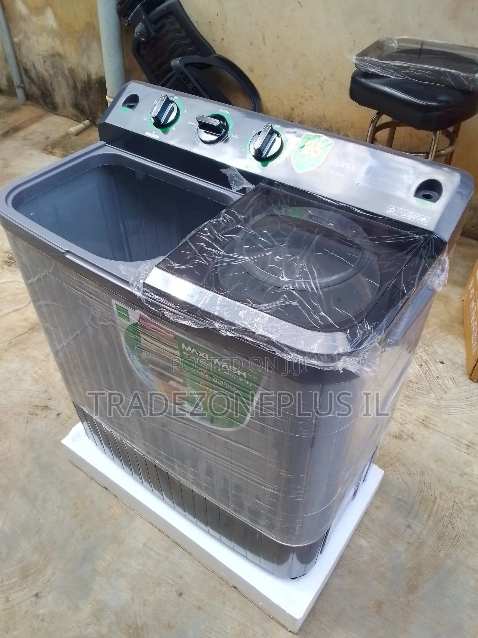 8kg Synix Twin Tub Washing Machine With Spin