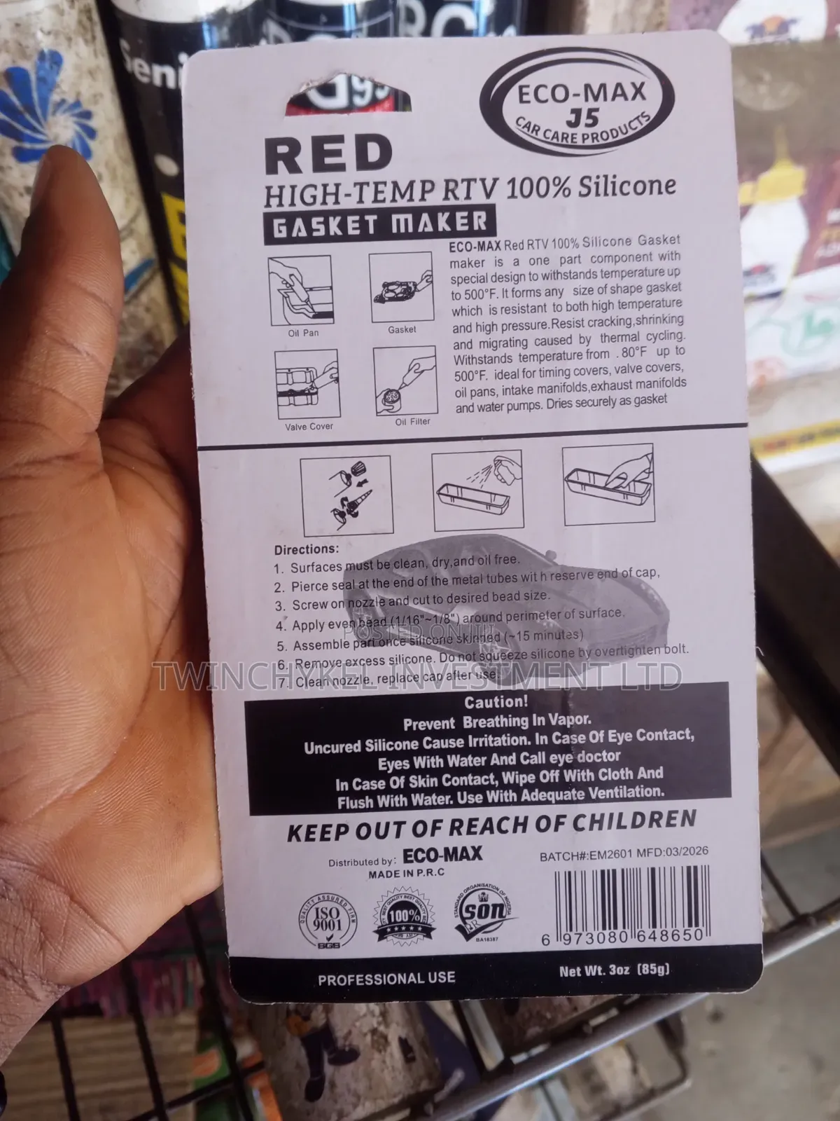 Eco Max Red Gasket Maker