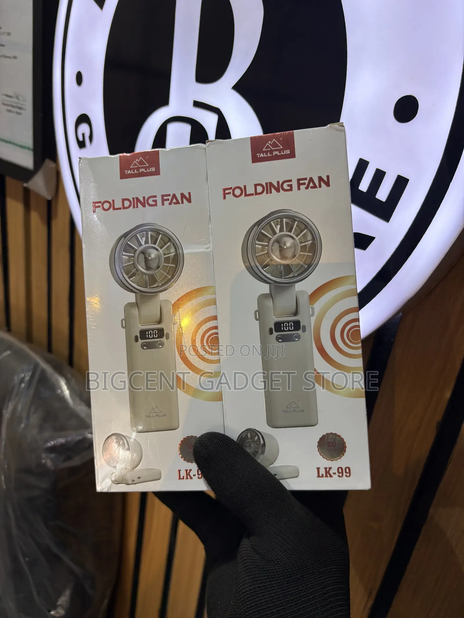 Brand New Tall Plus Hand Fan