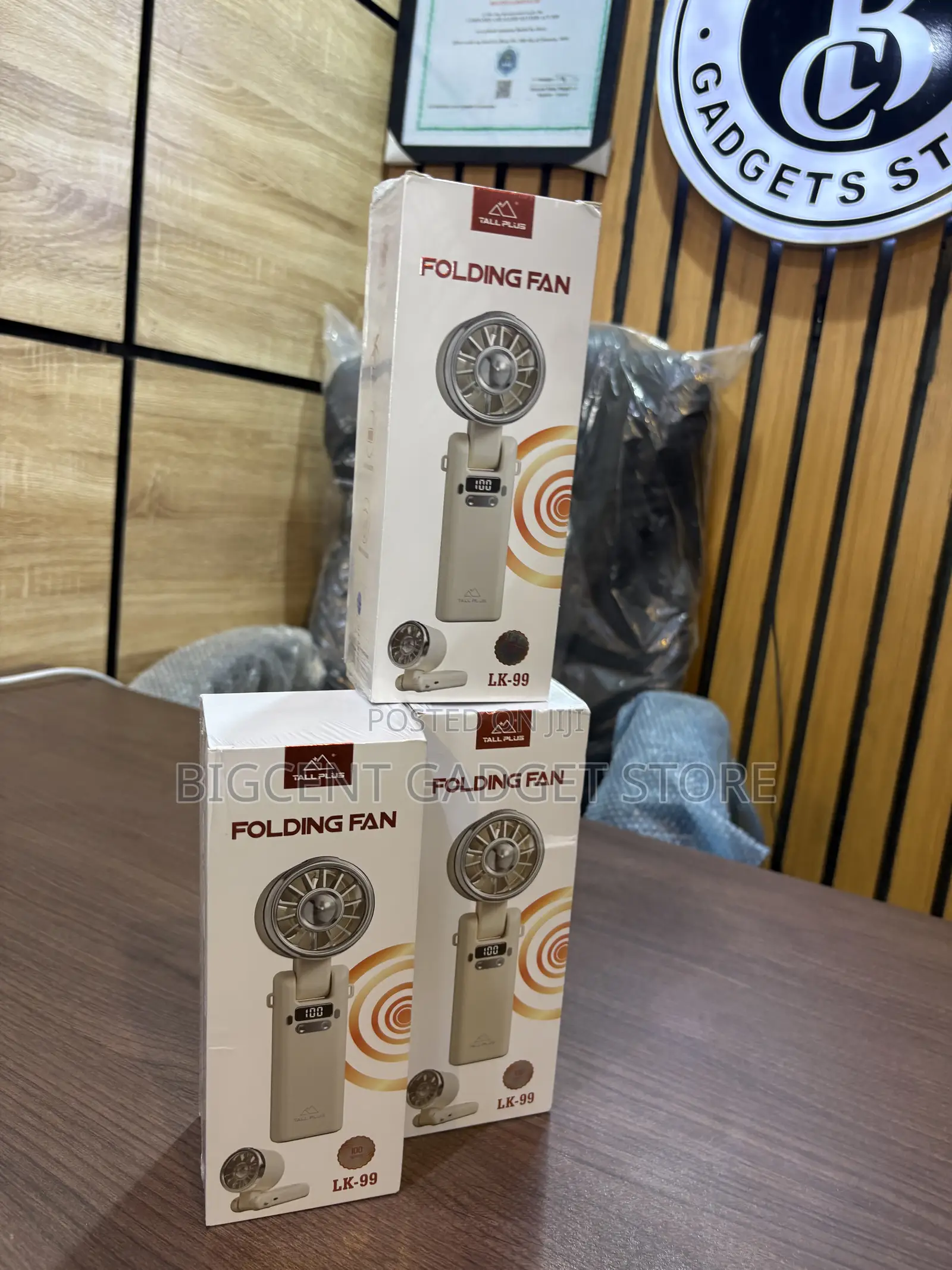 Brand New Tall Plus Hand Fan