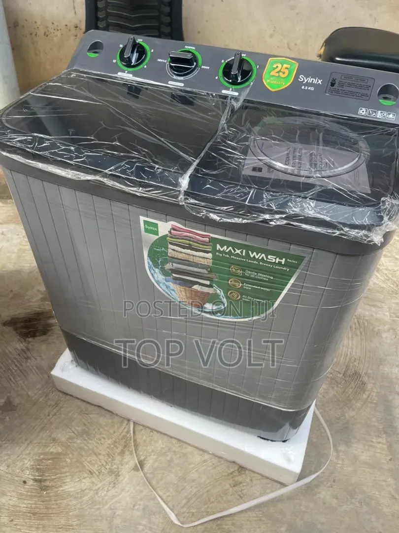 Synix 8.5KG Semi Automatic Washer With Spin Dryer