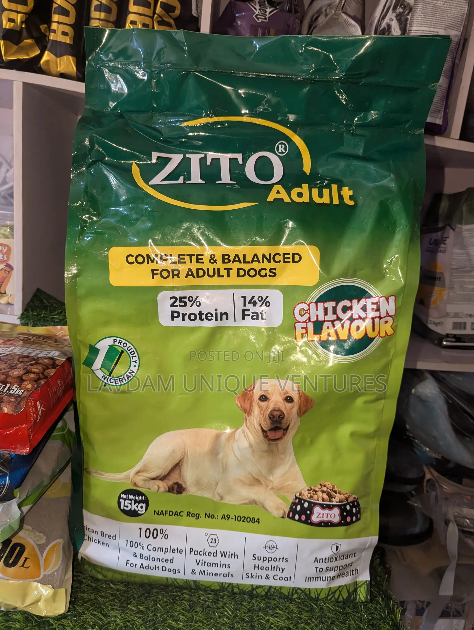 Zito Adult Dog Food 15kg – Complete Dry Dog Food