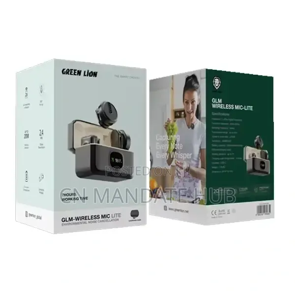 GLM Wireless Mic for Phones Cameras