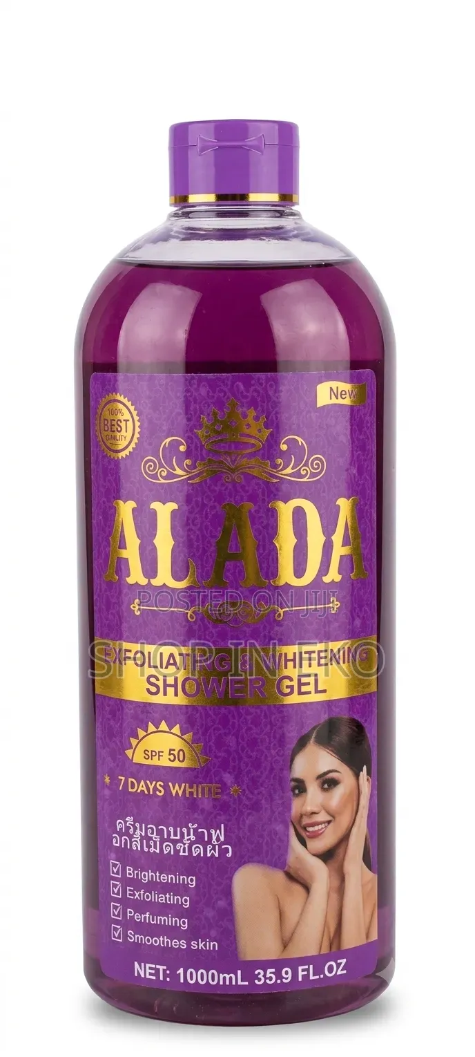 ALADA Exfoliating Whitening Shower Gel - SPF 50 - 1000ml