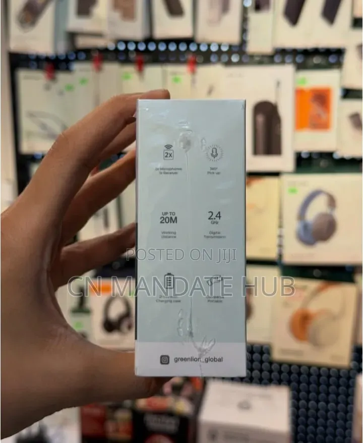 GLM Wireless Mic for Phones Cameras