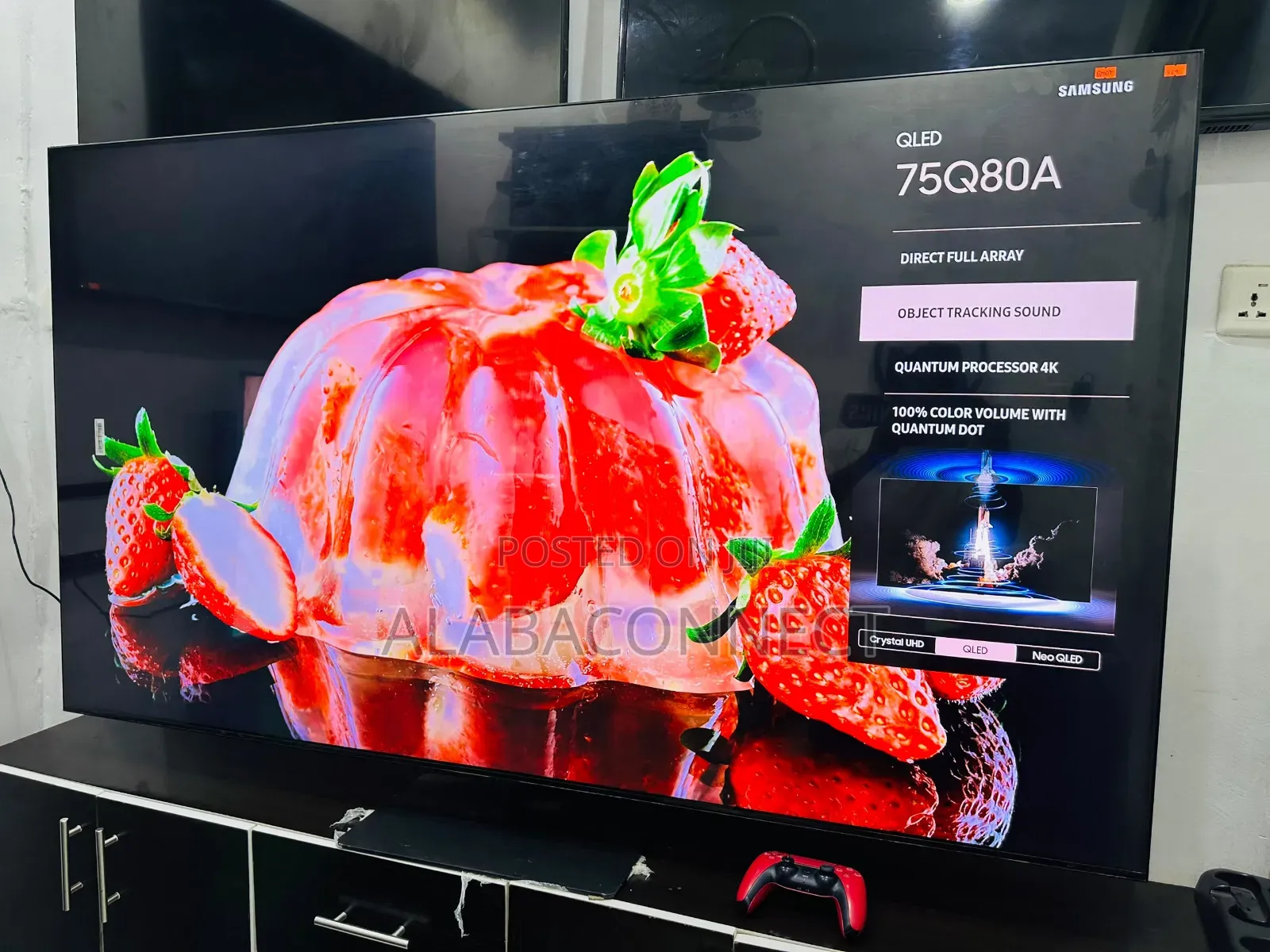 75" Samsung QLED Q80A Class Real4k UHD HDR Smart TV