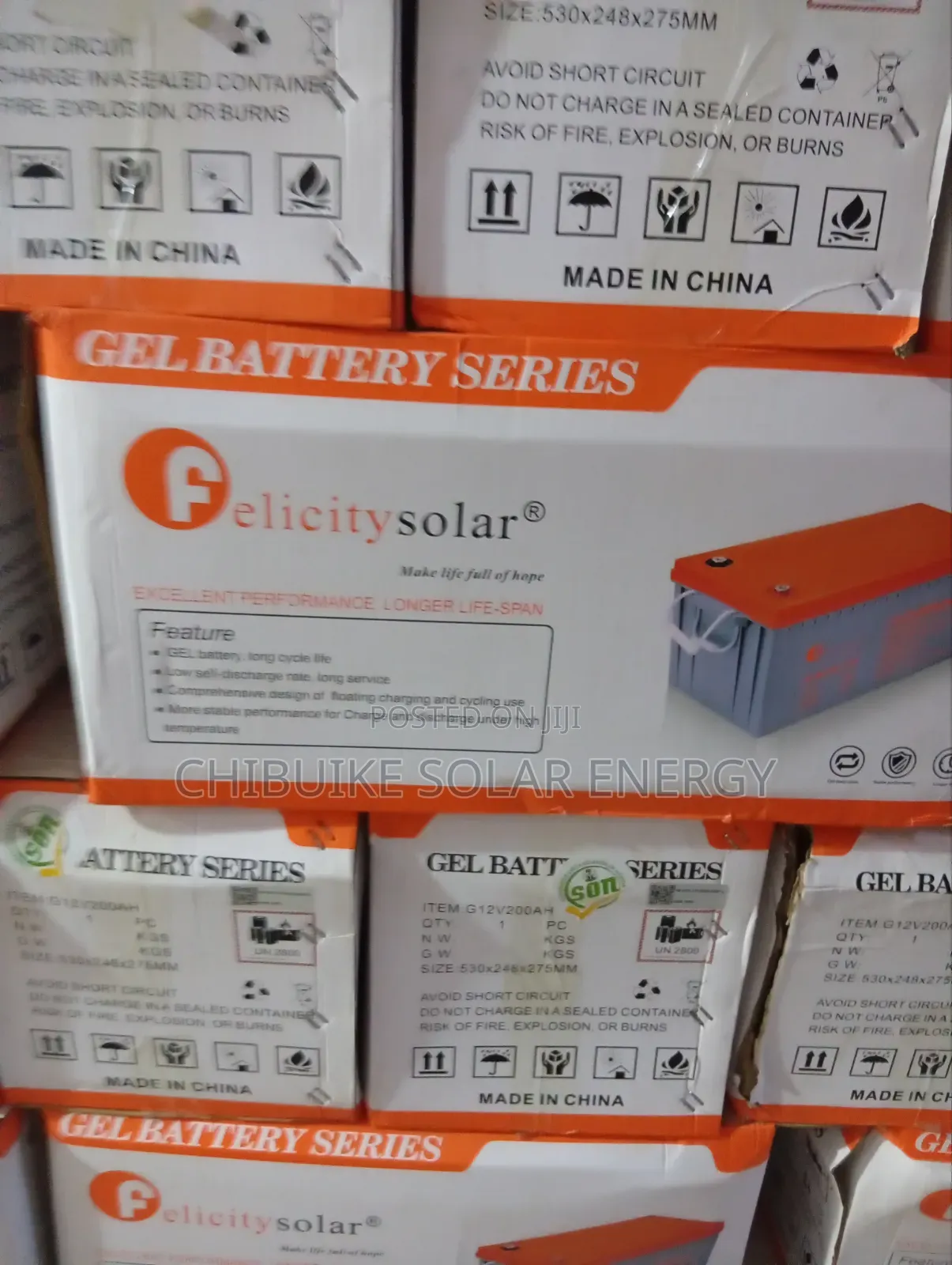 Felicity Solar Battery 200a/12v