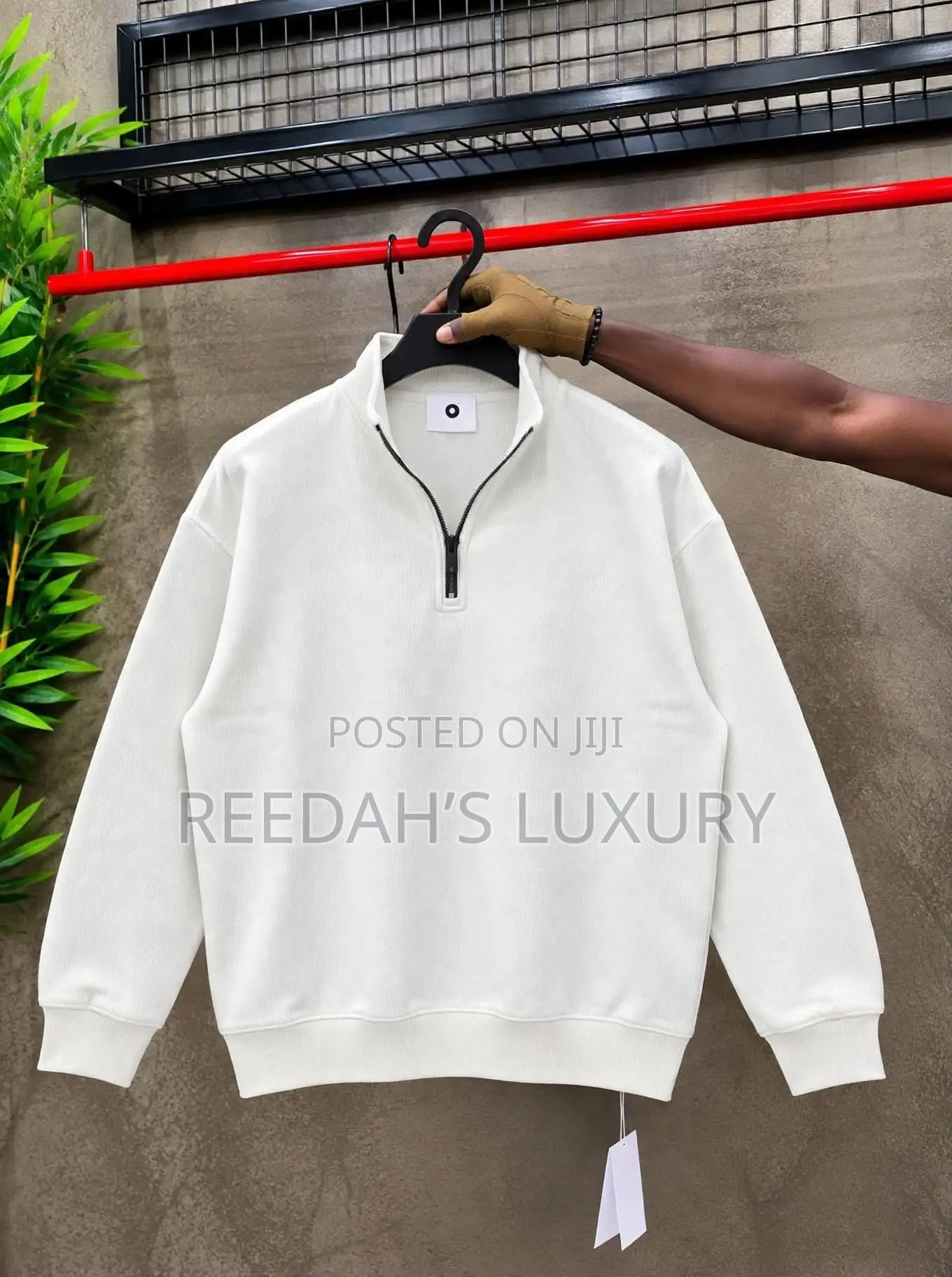 Premium Half-Zip Sweat Tops