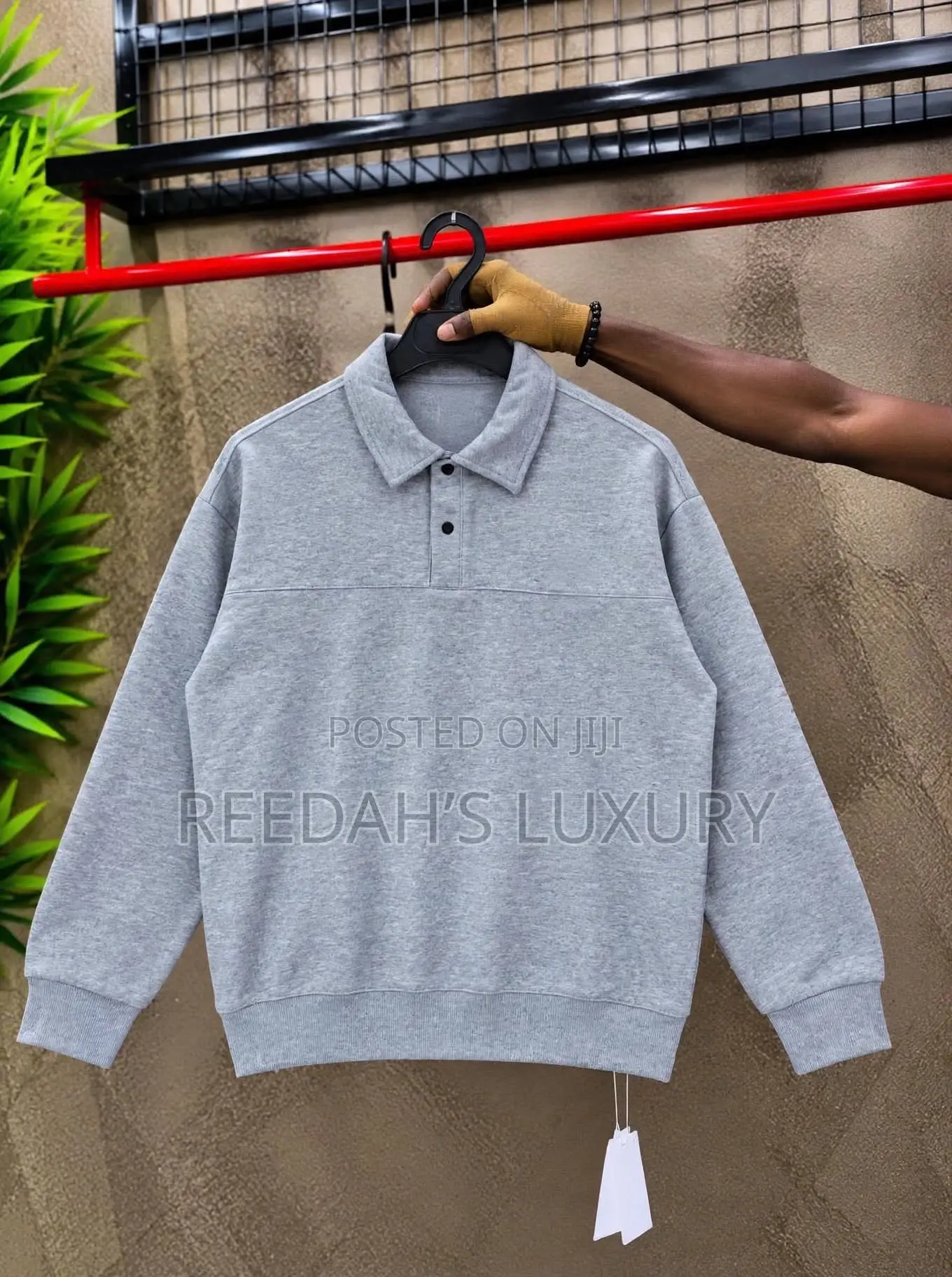 Premium Half-Zip Sweat Tops