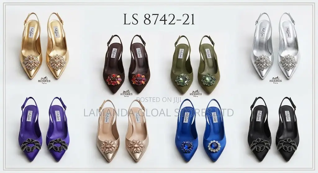 Aaron Sm Gold-Toe Tweed Stiletto Slingbacks