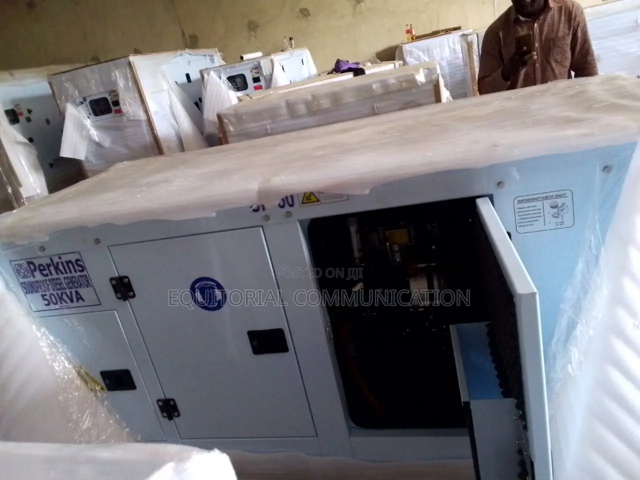 Perkins 50KVA Quiet Running Diesel Generator